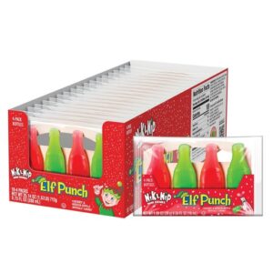 Nik-L-Nip Christmas Wax Candy Elf Punch 4 Pack 18ct